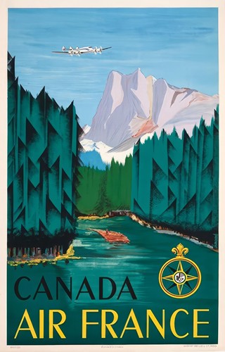 1951 air france canada - 1951,