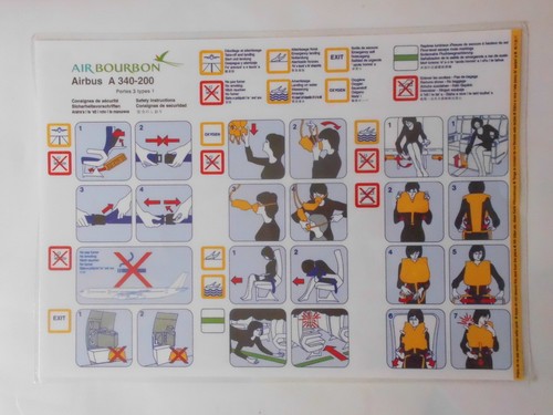 Safety card air - safety,