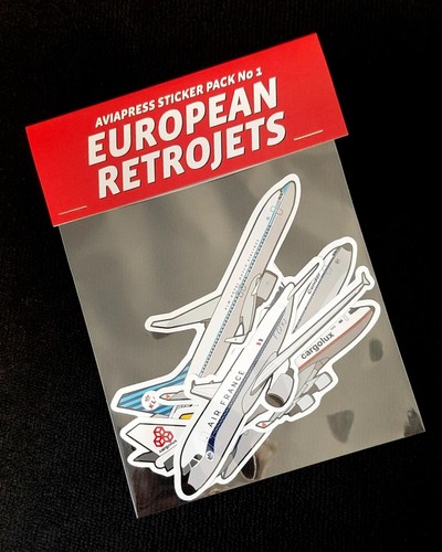 Aviapress retrojets sticker - aviapress,