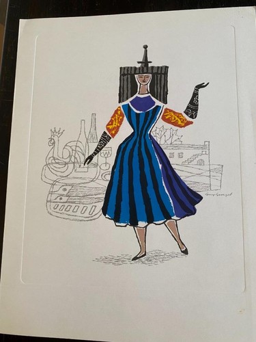 1960 air france supper invite - air,