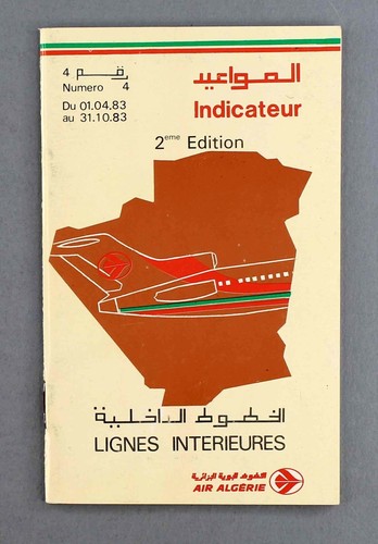 Air algerie airline timetable - air,