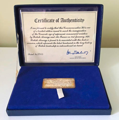 Concorde commemorative set - concorde,