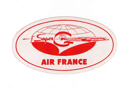 Old air france airline - france, sticker